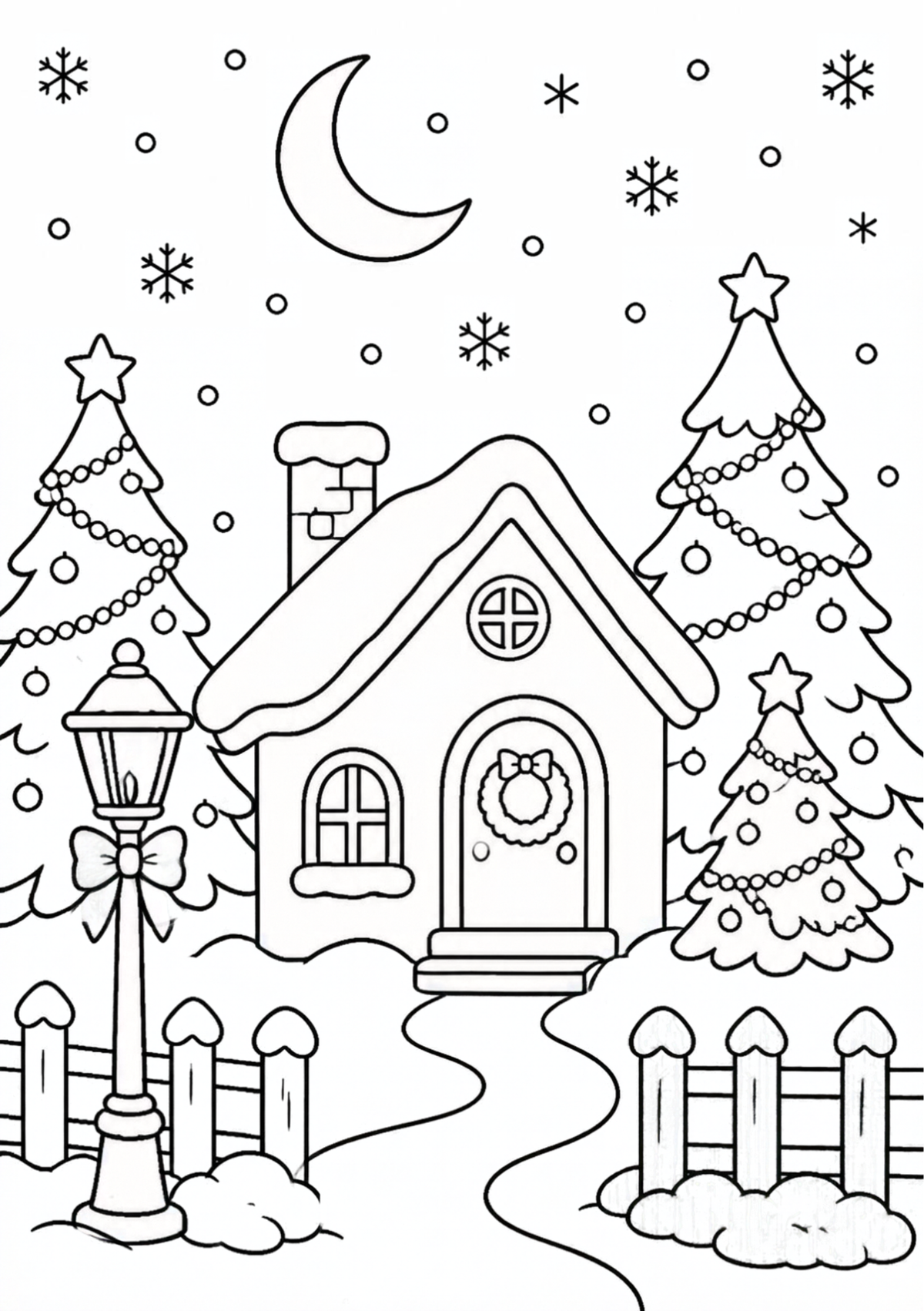 Lot de coloriages de Noël A5 Papeline