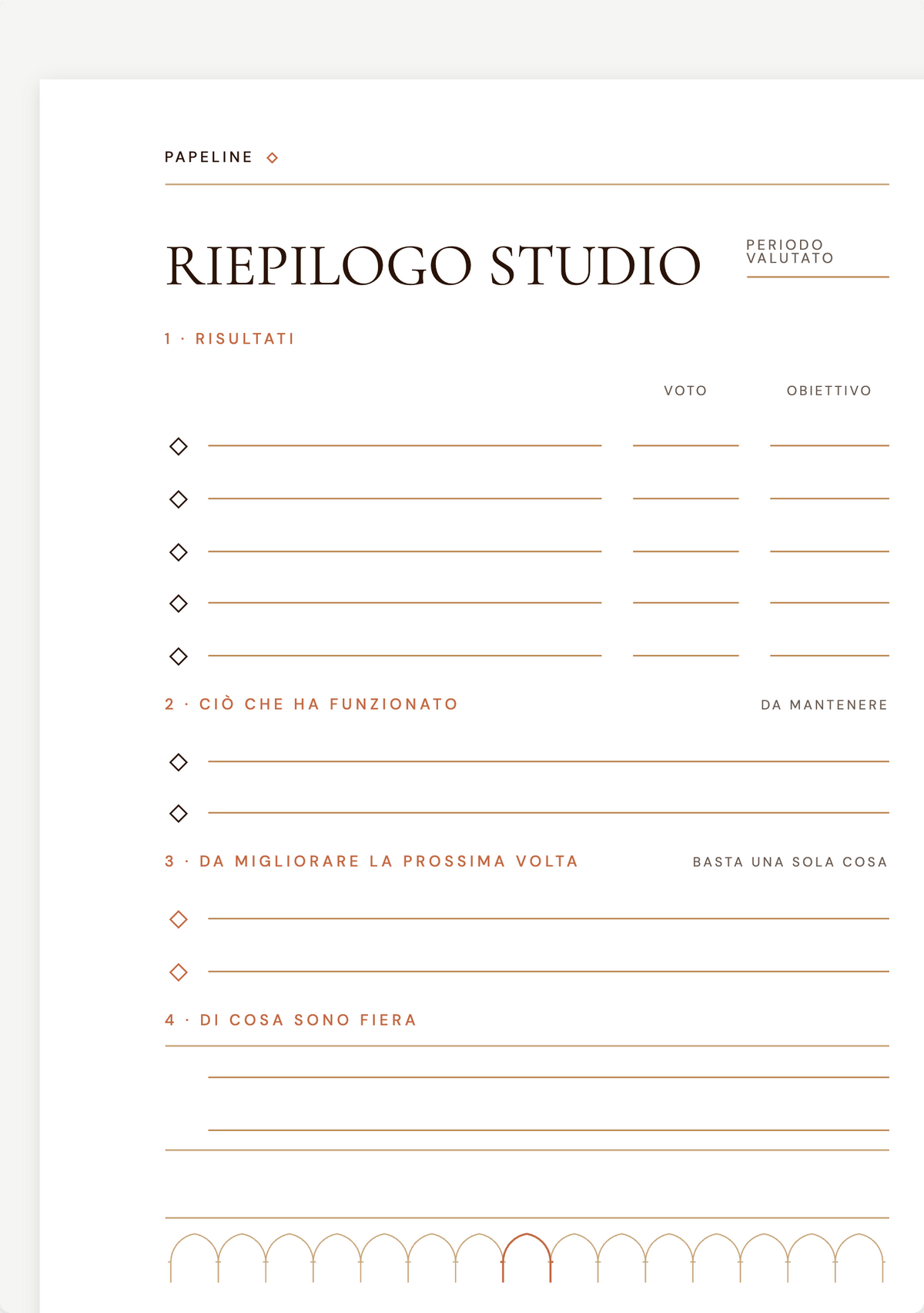Bilancio - Risultati e metodo di studio | Papeline