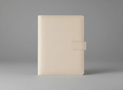 Classeur A5 Papeline en similicuir avec anneaux pour pages de planner personnalisables
