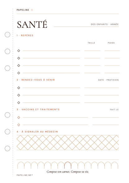 Kit Famiglia - Raccoglitore A5 + 30 pagine + copertina omaggio | Papeline