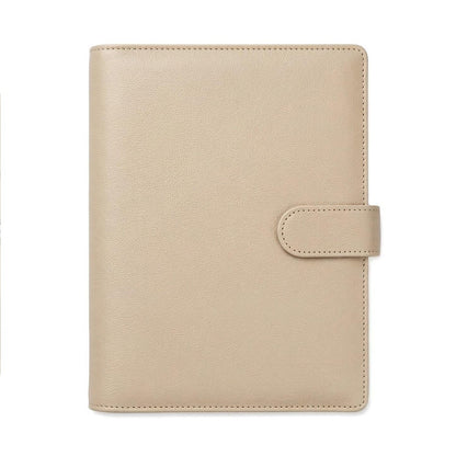 Organiseur A5 beige rechargeable à 6 anneaux – Papeline"