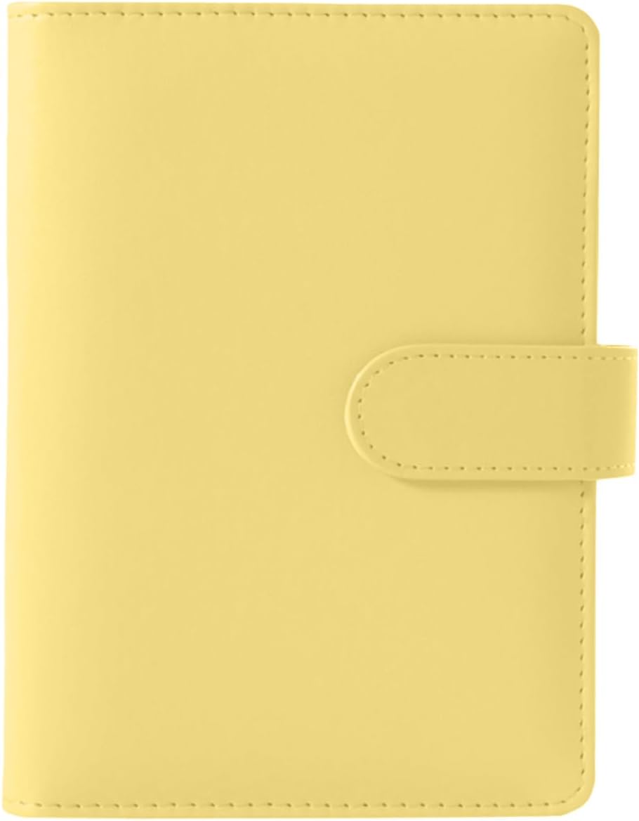 Organiseur A5 jaune rechargeable à 6 anneaux – Papeline"