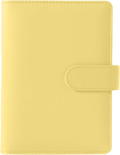Organiseur A5 jaune rechargeable à 6 anneaux – Papeline"