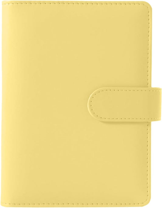 Organiseur A5 jaune rechargeable à 6 anneaux – Papeline"