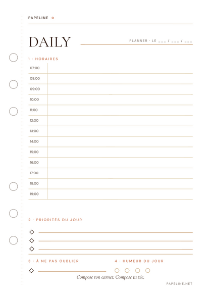 Kit Organizzazione – Raccoglitore A5 + 30 pagine + copertina in omaggio | Papeline