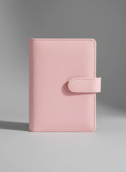 Classeur A5 Papeline en similicuir avec anneaux pour pages de planner personnalisables
