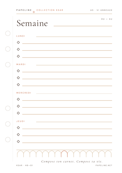 Kit Studio - Raccoglitore A5 + 30 pagine + copertina omaggio | Papeline