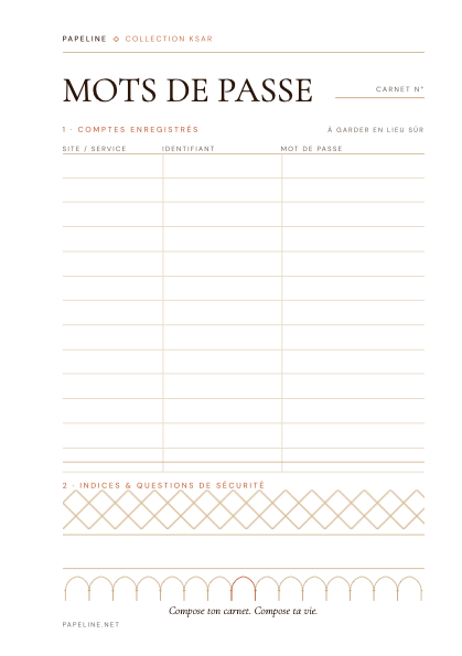 Kit Organizzazione – Raccoglitore A5 + 30 pagine + copertina in omaggio | Papeline