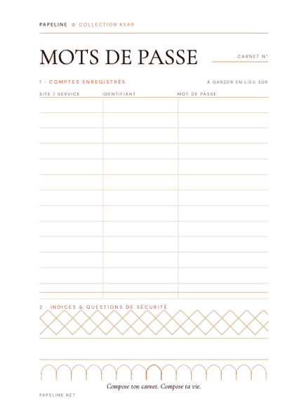 Kit Organizzazione – Raccoglitore A5 + 30 pagine + copertina in omaggio | Papeline