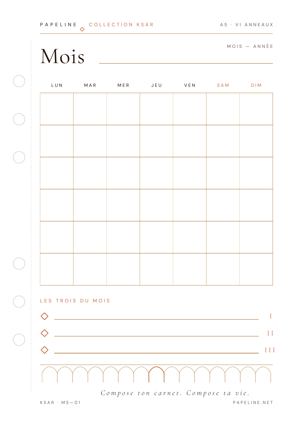 Kit Studio - Raccoglitore A5 + 30 pagine + copertina omaggio | Papeline