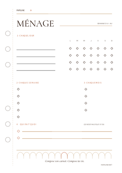 Kit Famiglia - Raccoglitore A5 + 30 pagine + copertina omaggio | Papeline
