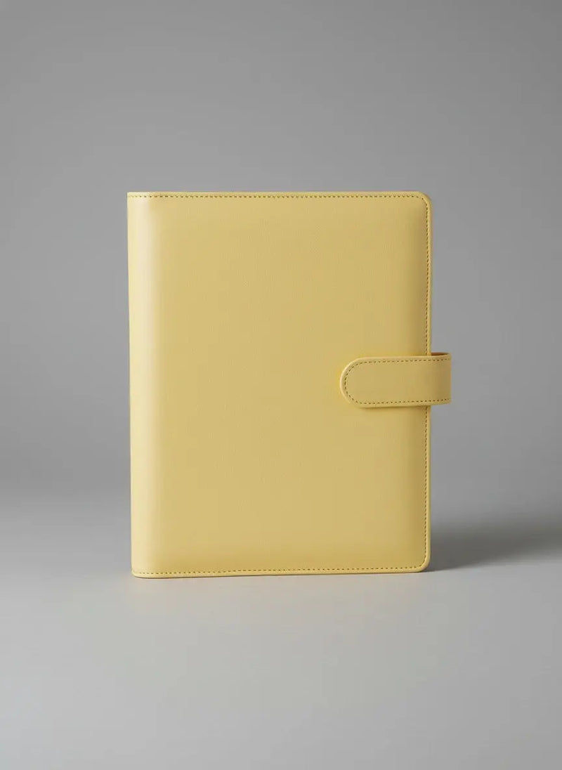 Classeur A5 Papeline en similicuir avec anneaux pour pages de planner personnalisables
